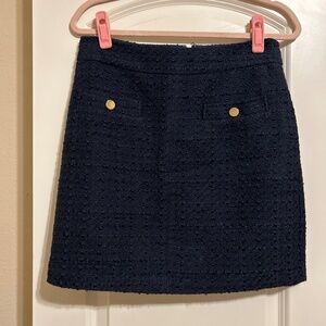 Loft size 4 navy skirt